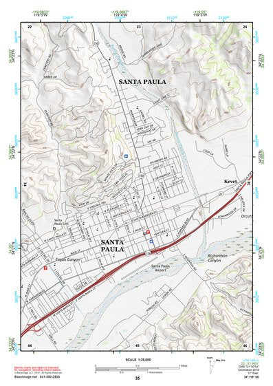 34119SE Page 35 Santa Barbara Topo Preview 1