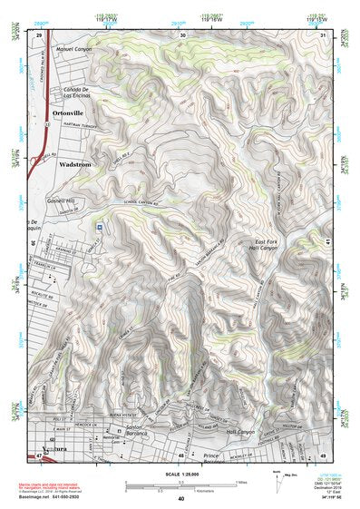 34119SE Page 40 Santa Barbara Topo Preview 1
