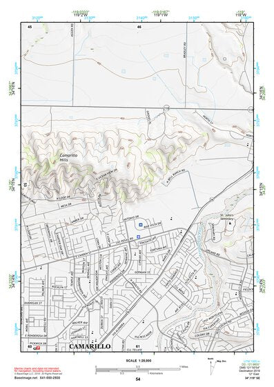 34119SE Page 54 Santa Barbara Topo Preview 1