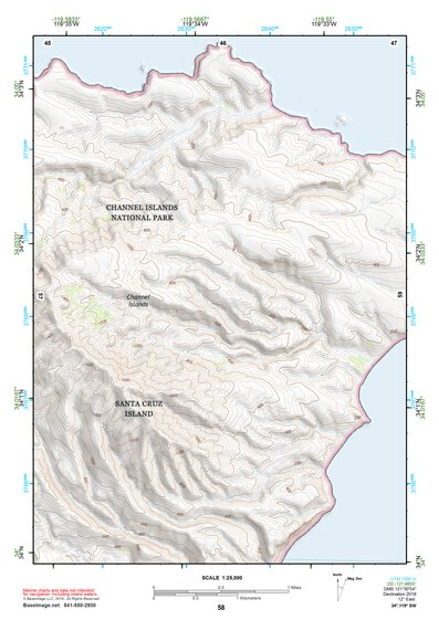 34119SW Page 58 Santa Barbara Topo Preview 1