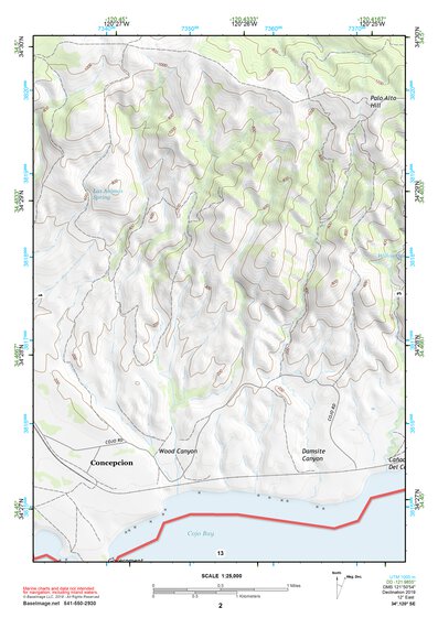 34120SE Page 2 Point Conception Topo Preview 1