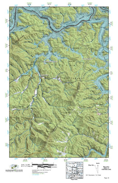 (35083a1) Page 020 Fontana Lake Preview 1