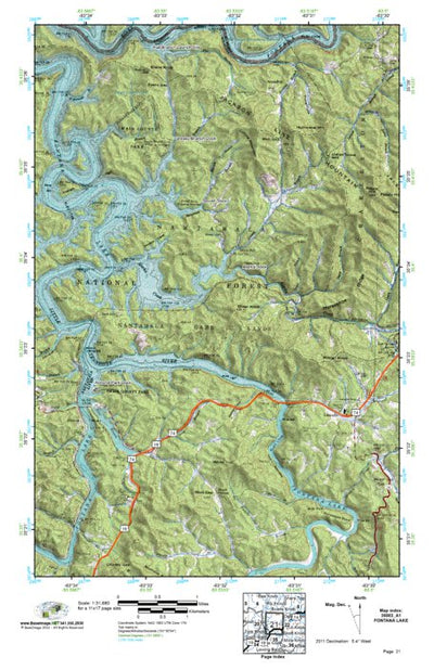 (35083a1) Page 021 Fontana Lake Preview 1
