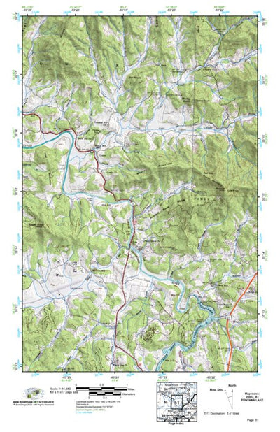 (35083a1) Page 051 Fontana Lake Preview 1