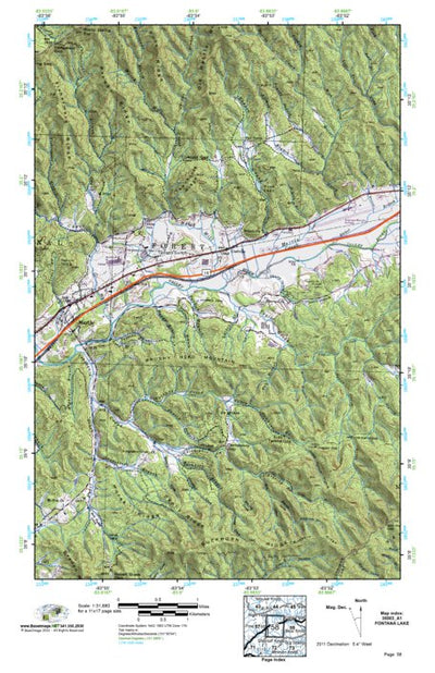 (35083a1) Page 058 Fontana Lake Preview 1