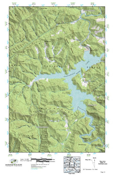(35083a1) Page 061 Fontana Lake Preview 1