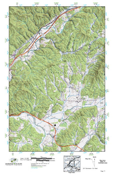 (35083a1) Page 071 Fontana Lake Preview 1