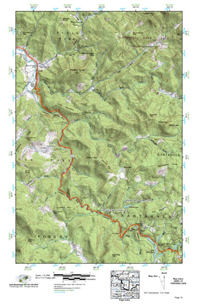 (35083a1) Page 081 Fontana Lake Preview 1