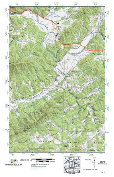(35083a1) Page 085 Fontana Lake Preview 1