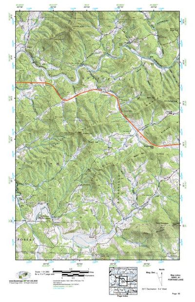 (35083a1) Page 086 Fontana Lake Preview 1