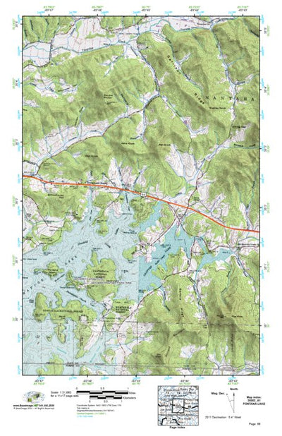 (35083a1) Page 088 Fontana Lake Preview 1
