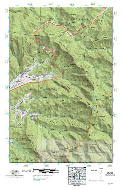 (35083a1) Page 090 Fontana Lake Preview 1