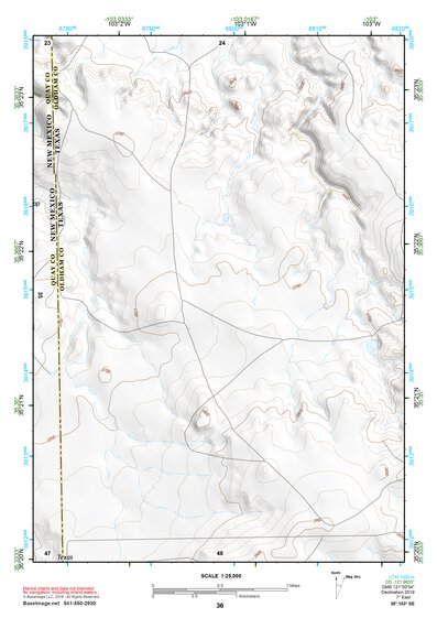 35103SE Page 36 Tucumcari Topo Preview 1
