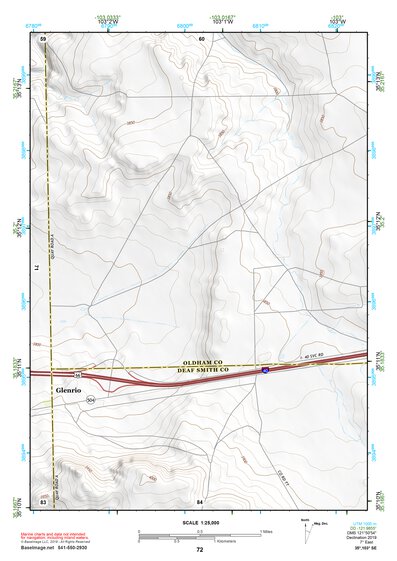 35103SE Page 72 Tucumcari Topo Preview 1