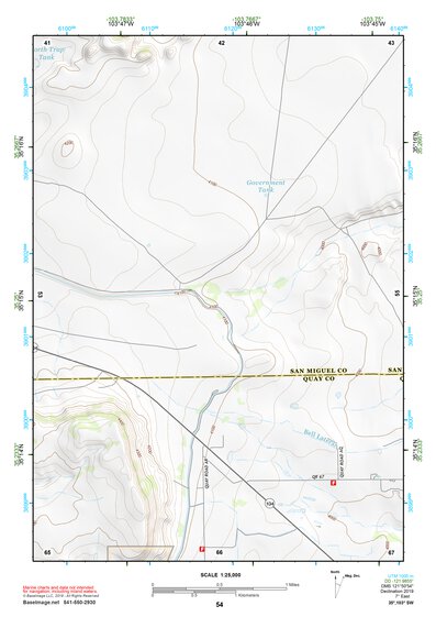 35103SW Page 54 Tucumcari Topo Preview 1