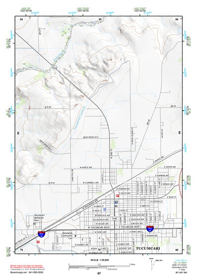 35103SW Page 67 Tucumcari Topo Preview 1
