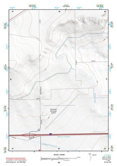 35103SW Page 70 Tucumcari Topo Preview 1