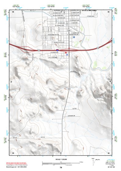 35103SW Page 79 Tucumcari Topo Preview 1