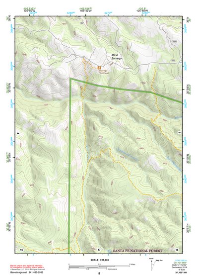 35105NW Page 5 Santa Fe Topo Preview 1