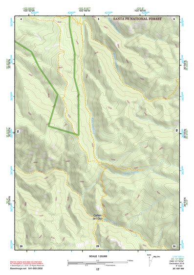 35105NW Page 17 Santa Fe Topo Preview 1