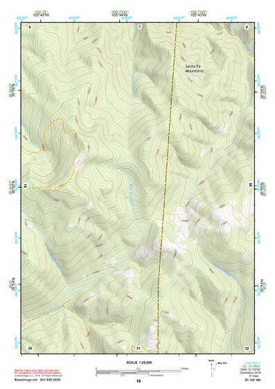 35105NW Page 19 Santa Fe Topo Preview 1