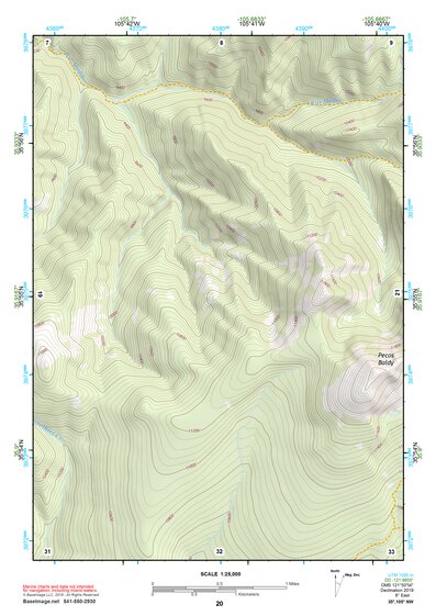 35105NW Page 20 Santa Fe Topo Preview 1