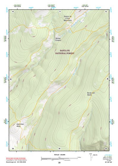35105NW Page 23 Santa Fe Topo Preview 1