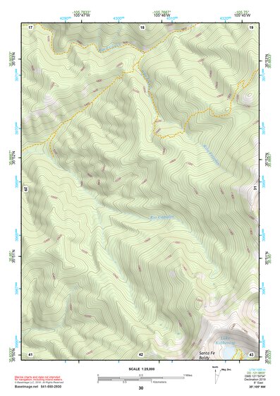 35105NW Page 30 Santa Fe Topo Preview 1