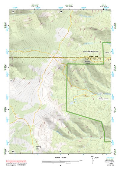 35105NW Page 36 Santa Fe Topo Preview 1