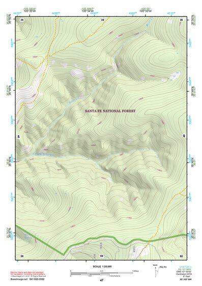 35105NW Page 47 Santa Fe Topo Preview 1