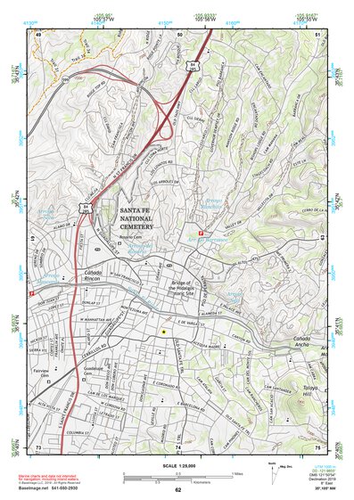 35105NW Page 62 Santa Fe Topo Preview 1