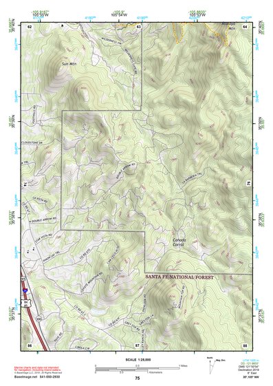 35105NW Page 75 Santa Fe Topo Preview 1