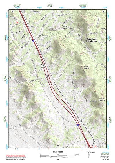 35105NW Page 87 Santa Fe Topo Preview 1