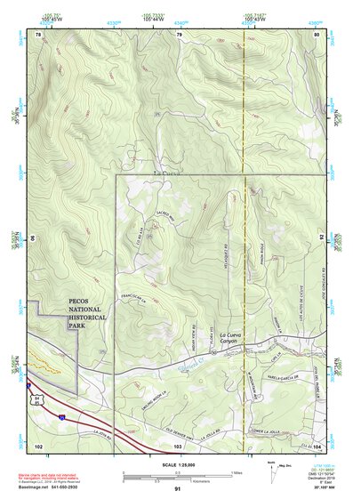 35105NW Page 91 Santa Fe Topo Preview 1