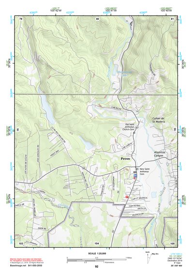 35105NW Page 92 Santa Fe Topo Preview 1