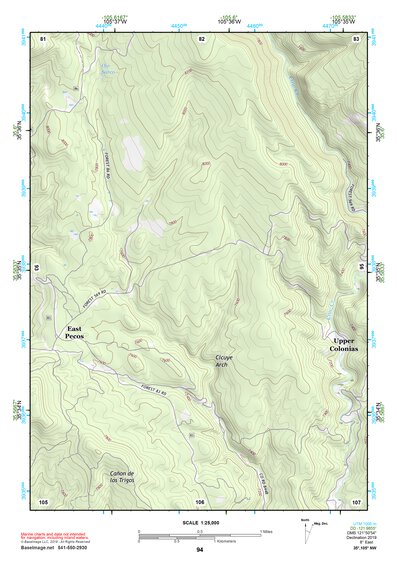 35105NW Page 94 Santa Fe Topo Preview 1