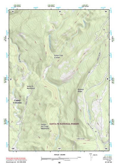 35105NW Page 95 Santa Fe Topo Preview 1