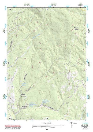 35105NW Page 96 Santa Fe Topo Preview 1