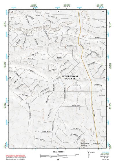 35105NW Page 98 Santa Fe Topo Preview 1
