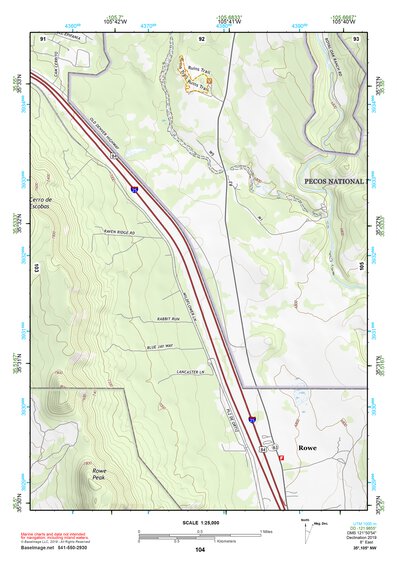 35105NW Page 104 Santa Fe Topo Preview 1