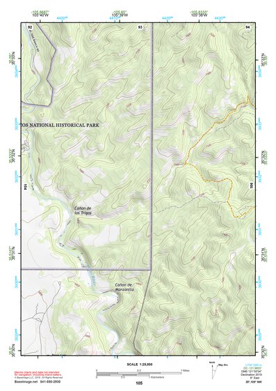 35105NW Page 105 Santa Fe Topo Preview 1