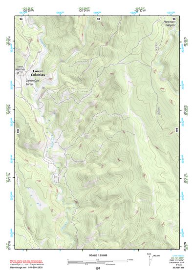 35105NW Page 107 Santa Fe Topo Preview 1