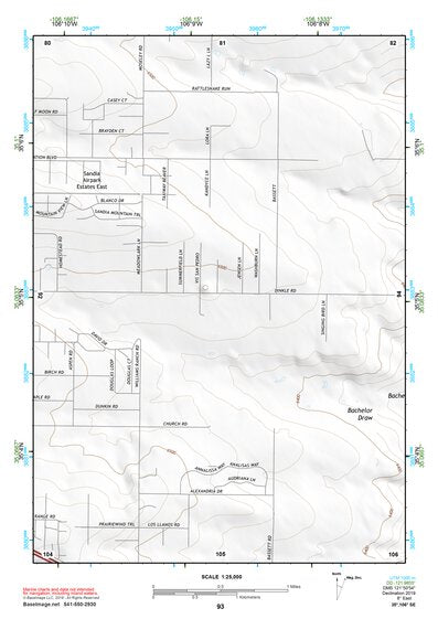 35106SE Page 93 Albuquerque Topo Preview 1