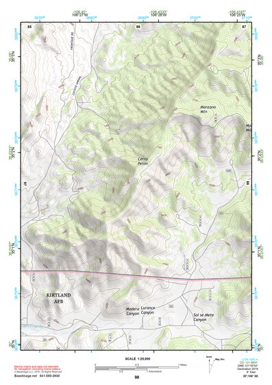 35106SE Page 98 Albuquerque Topo Preview 1