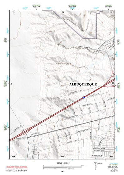 35106SW Page 90 Albuquerque Topo Preview 1