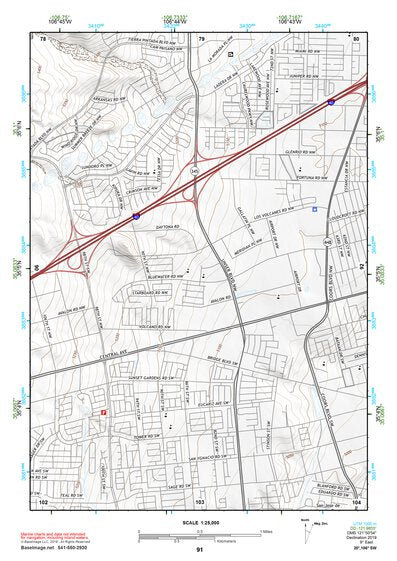 35106SW Page 91 Albuquerque Topo Preview 1