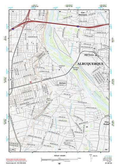 35106SW Page 92 Albuquerque Topo Preview 1
