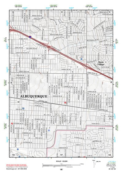 35106SW Page 95 Albuquerque Topo Preview 1