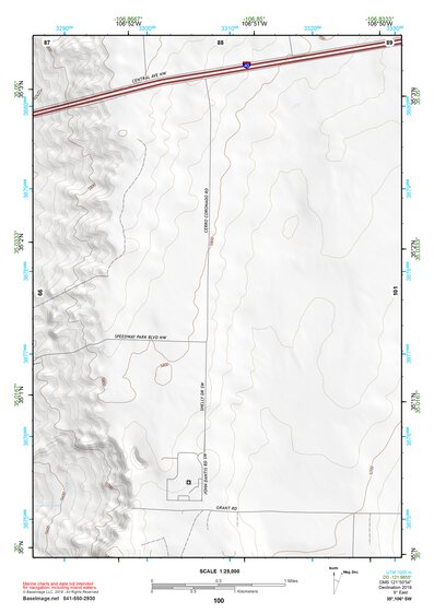 35106SW Page 100 Albuquerque Topo Preview 1