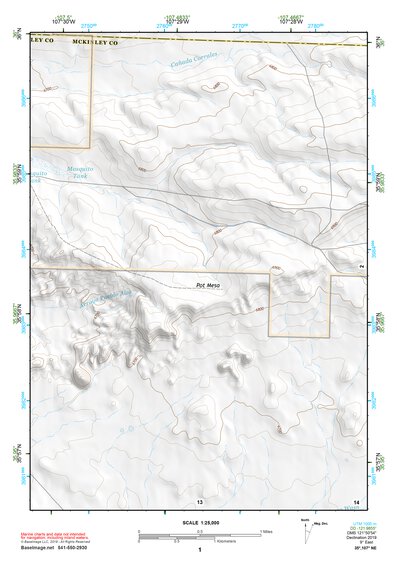35107NE Page 1 Chaco Mesa Topo Preview 1